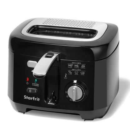 Starfrit Deep Fryer, 2.5L Capacity, Ceramic Bowl, Black Starfrit