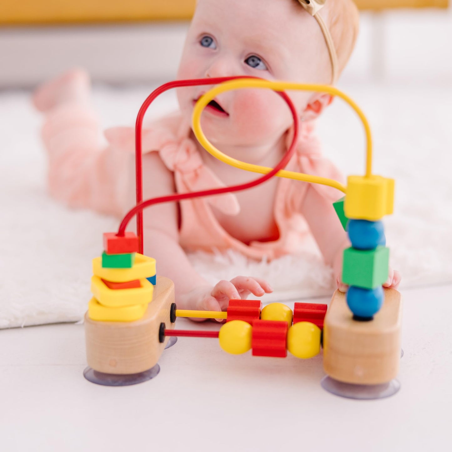 Melissa & Doug First Bead Maze Wooden Educational Baby Toy Melissa & Doug