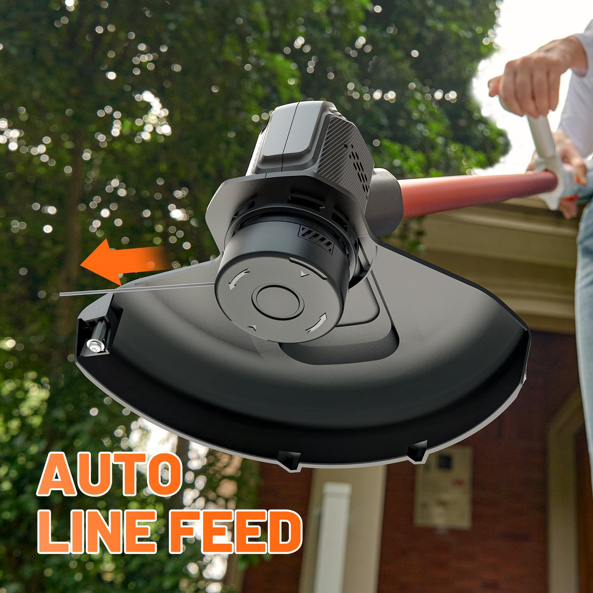 Litheli Cordless Weed Wacker 12 Inch,U20 Handy＋20V String Trimmer & Weed Eater with 2.0 Ah Battery,Grass Trimmer Tools for Garden,Yard and Farm