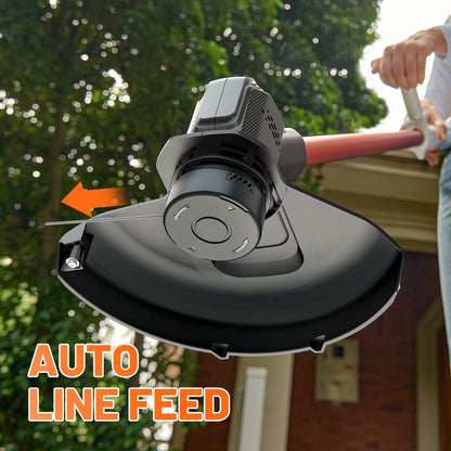 Litheli Cordless Weed Wacker 12 Inch,U20 Handy＋20V String Trimmer & Weed Eater with 2.0 Ah Battery,Grass Trimmer Tools for Garden,Yard and Farm