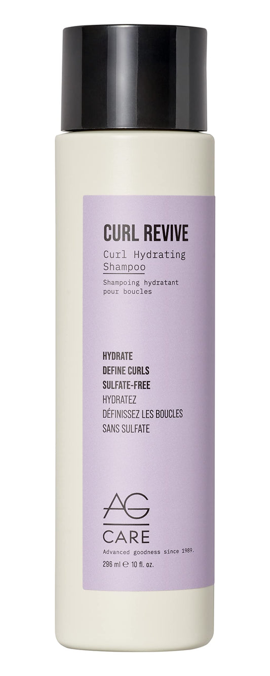 Shampoing protéiné AG Care Curl Revive aux acides aminés de kératine - Shampoing ultra-hydratant et épaississant pour des boucles définies et en bonne santé, 296 ml