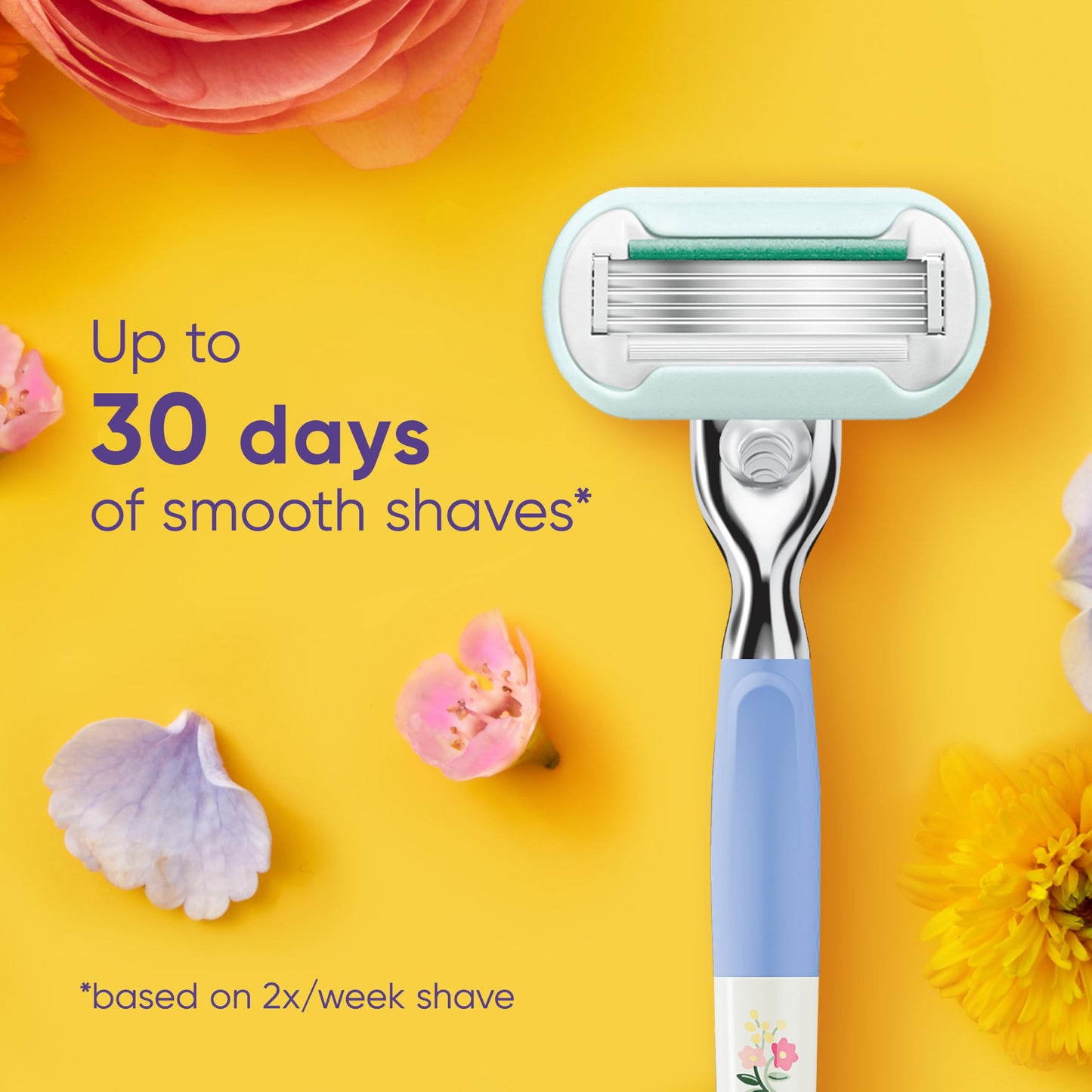 Gillette Venus Extra Smooth Sensitive, 1 Women’s Razor Blades for Sensitive Skin, 7 "5-Bladed" Razor Refills, 1 Pack (Count of 8) - Available at All In One Marketplace Canada