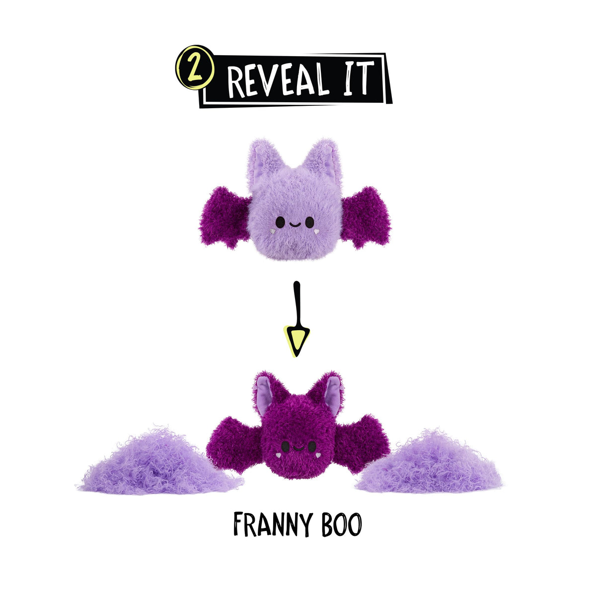 Peluche Fluffie Stuffiez - Chauve-souris d'Halloween