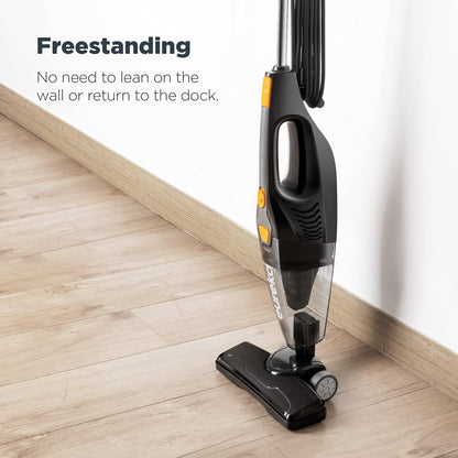 Eureka Home Lightweight Corded Stick Vacuum Cleaner, Powerful Suction Convenient Small Vacuum for Hard Floor, 3-in-1 Hand Vacuum, Blaze Black, NES212C - Available at All In One Marketplace Canada