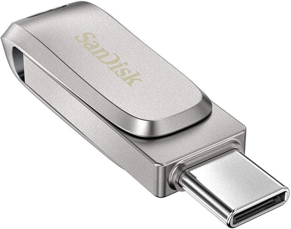 SanDisk 64GB Ultra Dual Drive Luxe USB Type-C - SDDDC4-064G-G46, Sliver 🍁 All In One Marketplace Canada