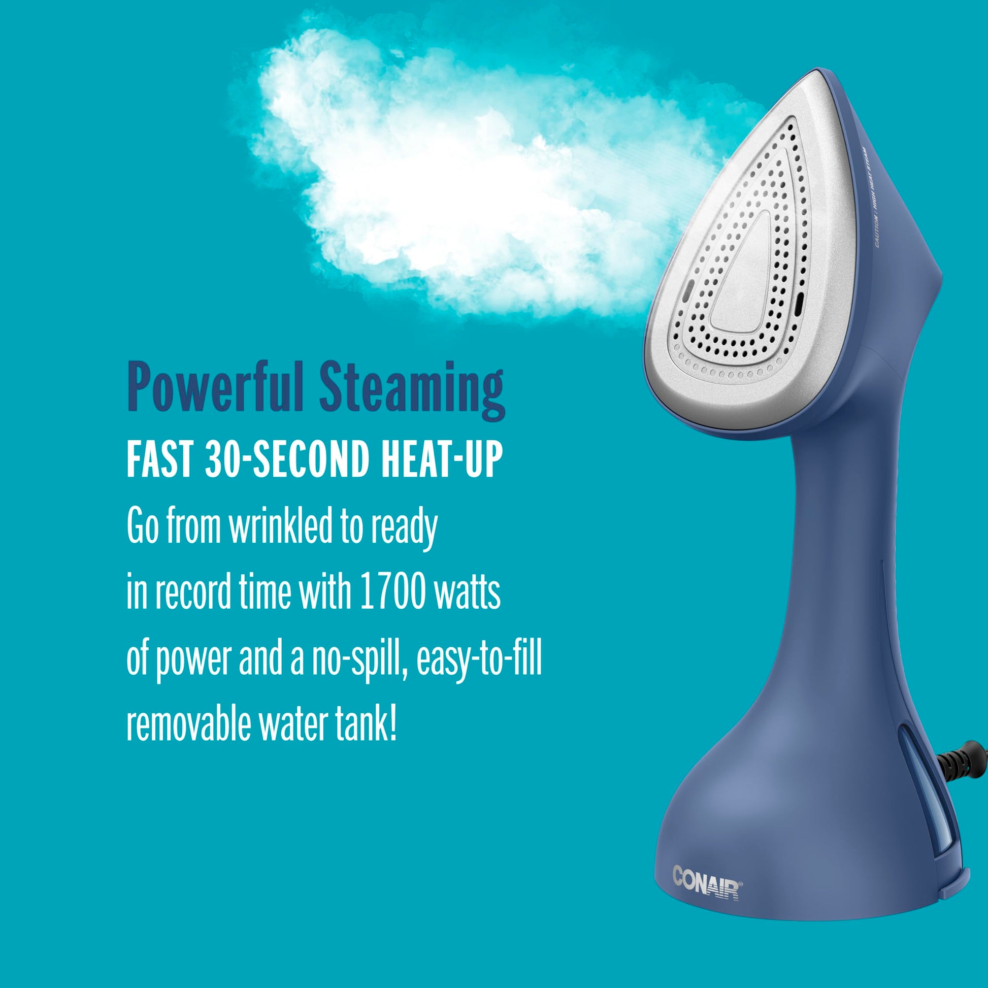 Conair Extreme Steam & Press 2 in 1 Steamer, Handheld Fabric Steamer, 1700W Clothing Stemaer, 30 second Heat-up, Travel Steamer - Available at All In One Marketplace Canada