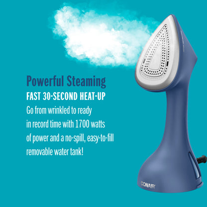 Conair Extreme Steam & Press 2 in 1 Steamer, Handheld Fabric Steamer, 1700W Clothing Stemaer, 30 second Heat-up, Travel Steamer - Available at All In One Marketplace Canada