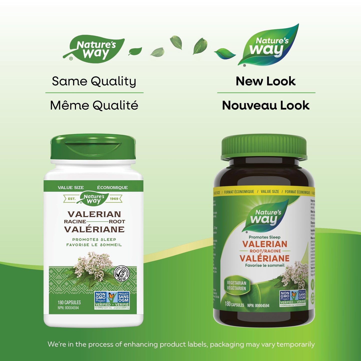 Nature's Way Valerian Root, Sleep Aid to Help Promote Sleep, Value Size, 180 Vegetarian Capsules Nature's Way