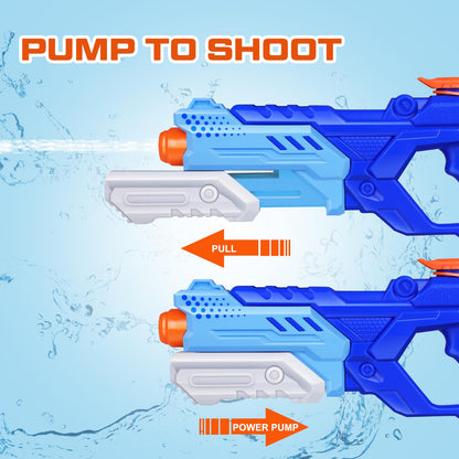 Water Guns for Kids, 3 Pack Super Water Blaster Soaker Squirt Guns 600CC High Capacity Summer Swimming Pool Beach Party Favors Water Outdoor Fighting Toy for Kids Adults Boy Girl