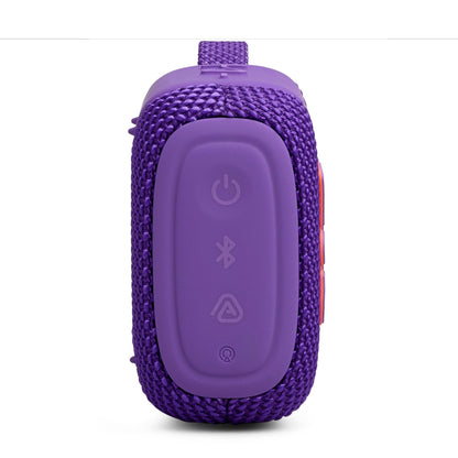 JBL Go 5 - Ultra-Portable Waterproof & Drop-Proof Speaker with JBL Legendary Sound & Ambient Edge Lighting, AirTouch Instant Stereo Pairing or Link Multiple Compatible Speakers via Auracast™ (Purple)
