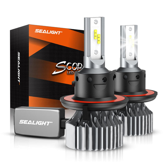 SEALIGHT H13/9008 LED Headlight Bulbs, 45000LM 800% Super Bright H13 LED Bulbs, 6000K Bright White, Plug and Play, Halogen Replacement, Packs of 2 🍁 All In One Marketplace Canada