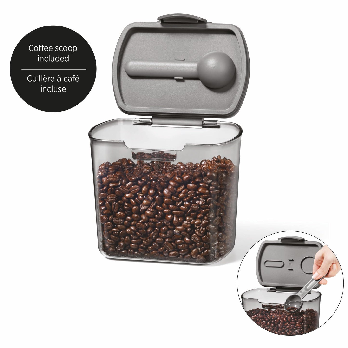Starfrit PROKEEPER Coffee UV Tinted Container with Coffee Scoop - 1.3LB/590g - Airtight 🍁 All In One Marketplace Canada
