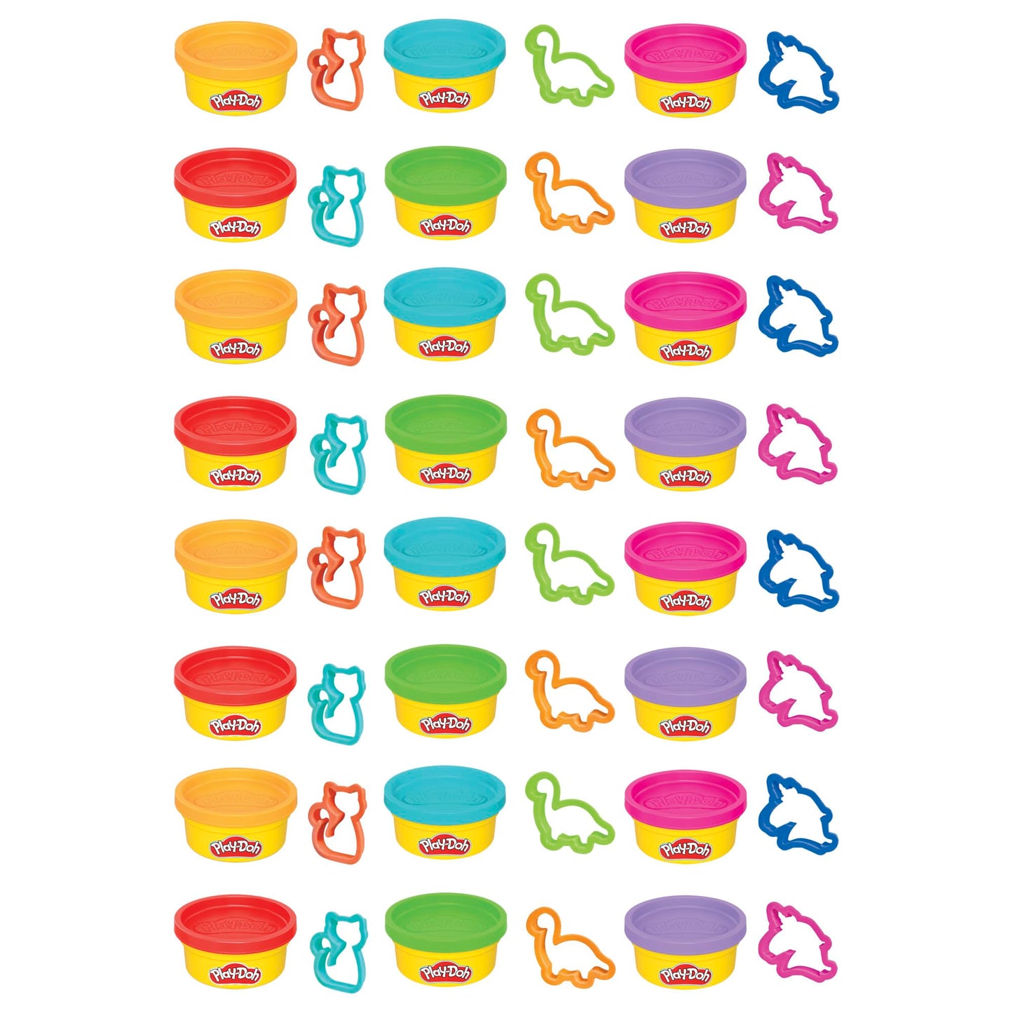 Play-Doh Party Favor Pack, Bulk 24 Pack of Modeling Compound with Cutters, Non-Candy Treat Bag Fillers, Giveaways & Prize Toys for Kids 3 Years & Up (Amazon Exclusive) Play-Doh