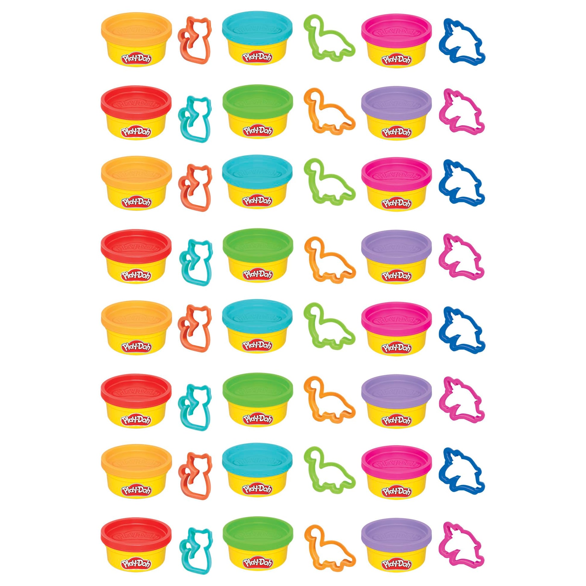 Play-Doh Party Favor Pack, Bulk 24 Pack of Modeling Compound with Cutters, Non-Candy Treat Bag Fillers, Giveaways & Prize Toys for Kids 3 Years & Up (Amazon Exclusive) Play-Doh