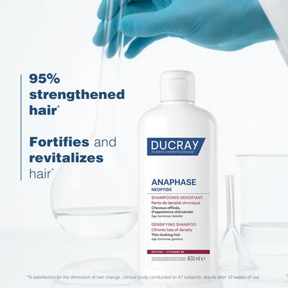 Ducray Anaphase+ hair loss & density shampoo for thinning hair, 400ml Ducray