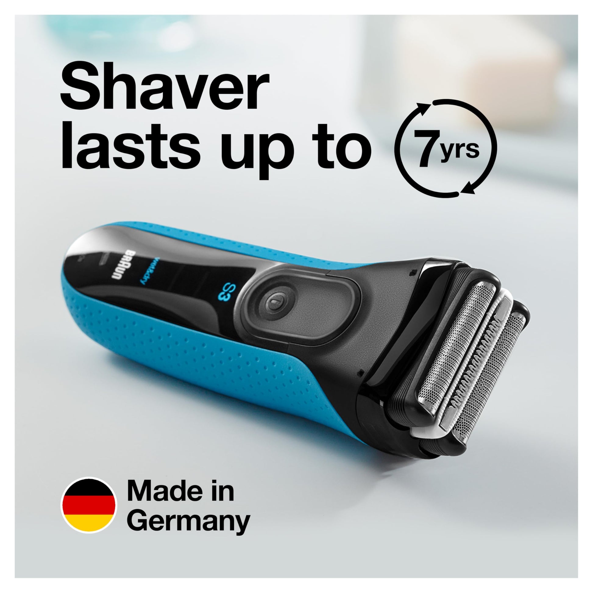 Braun Series 3 ProSkin 3040s Rechargeable Wet & Dry Men's Electric Shaver with Precision Trimmer - Available at All In One Marketplace Canada