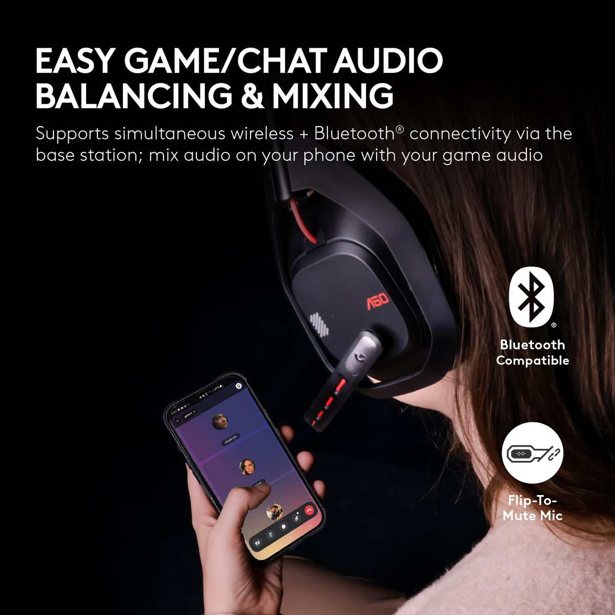 Logitech G Astro A50 Multi-Platform Wireless Gaming Headset - Black