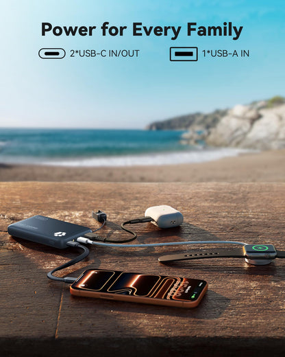 INIU 45W Fast Charging Power Bank, Smaller 10000mAh Travel Portable Charger