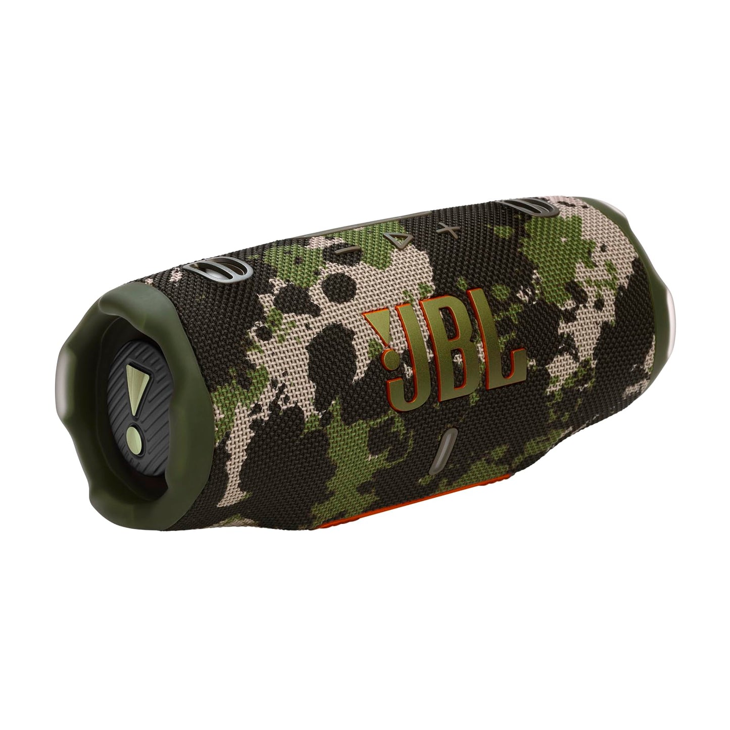 JBL Charge 6 - Portable Waterproof & Drop-Proof Bluetooth Speaker, Bold Pro Sound with AI Sound Boost, 28Hrs of Playtime, Built-in powerbank & Comes with a Sturdy/Removable Carrying Strap (Squad)