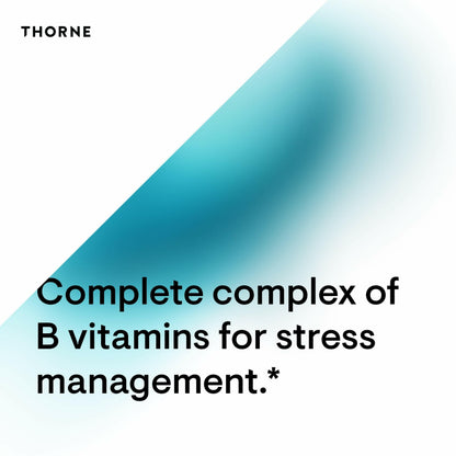 Thorne Stress B-Complex - Vitamin B Complex for Stress Support - 60 Capsules - 60 Servings - Available at All In One Marketplace Canada