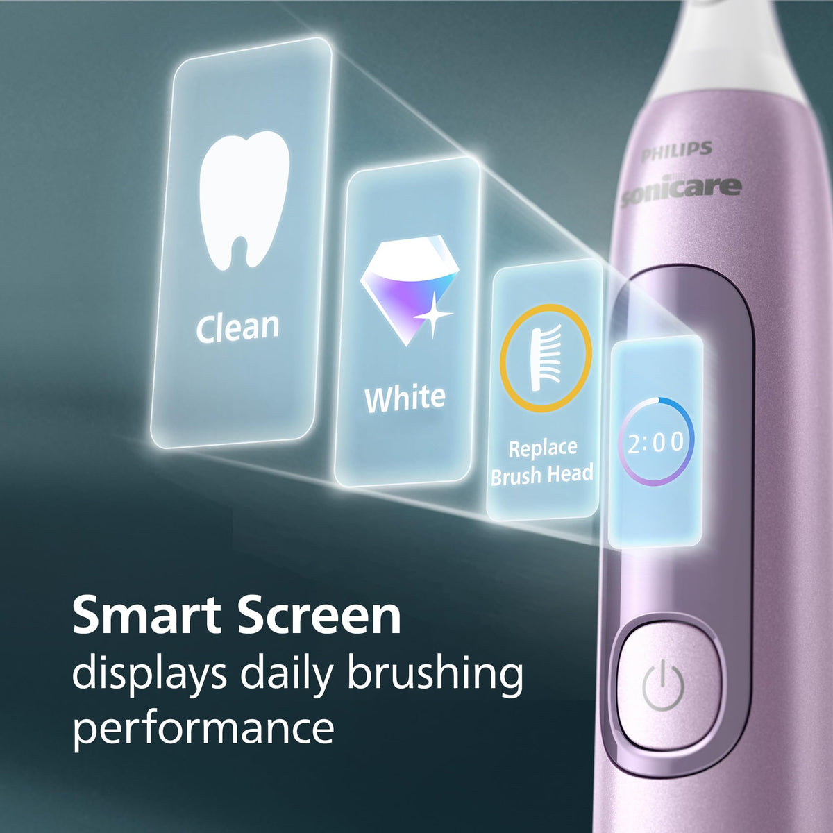 Philips Sonicare Brilliant Clean Electric Toothbrush, 1 Brush Head, Pink