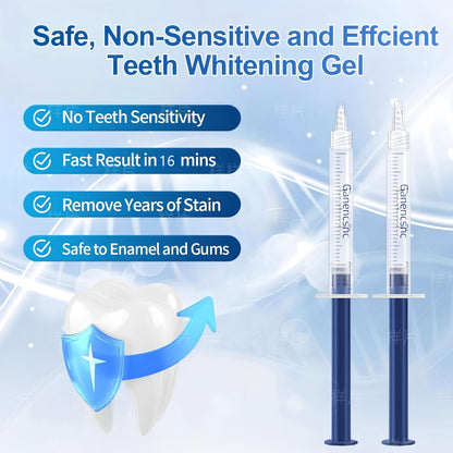 35% Ganencsnc 10-Pack Teeth Whitening Gel Refills - Gentle 35% Carbamide Peroxide Formula - Compatible with Teeth whitening Kit,No Sensitive Teeth Whitener - Available at All In One Marketplace Canada