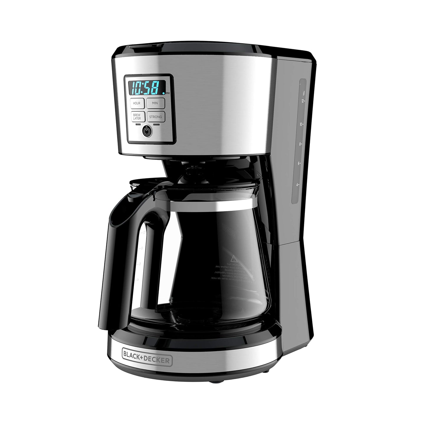 BLACK + DECKER 12 Cup Programmable Coffee Maker in Stainless Steel, CM1231SC - Available at All In One Marketplace Canada