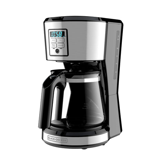 BLACK + DECKER 12 Cup Programmable Coffee Maker in Stainless Steel, CM1231SC - Available at All In One Marketplace Canada