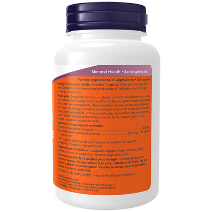 NOW Supplements, Quercetin with Bromelain, Balanced Immune System, 120 Veg Capsules NOW
