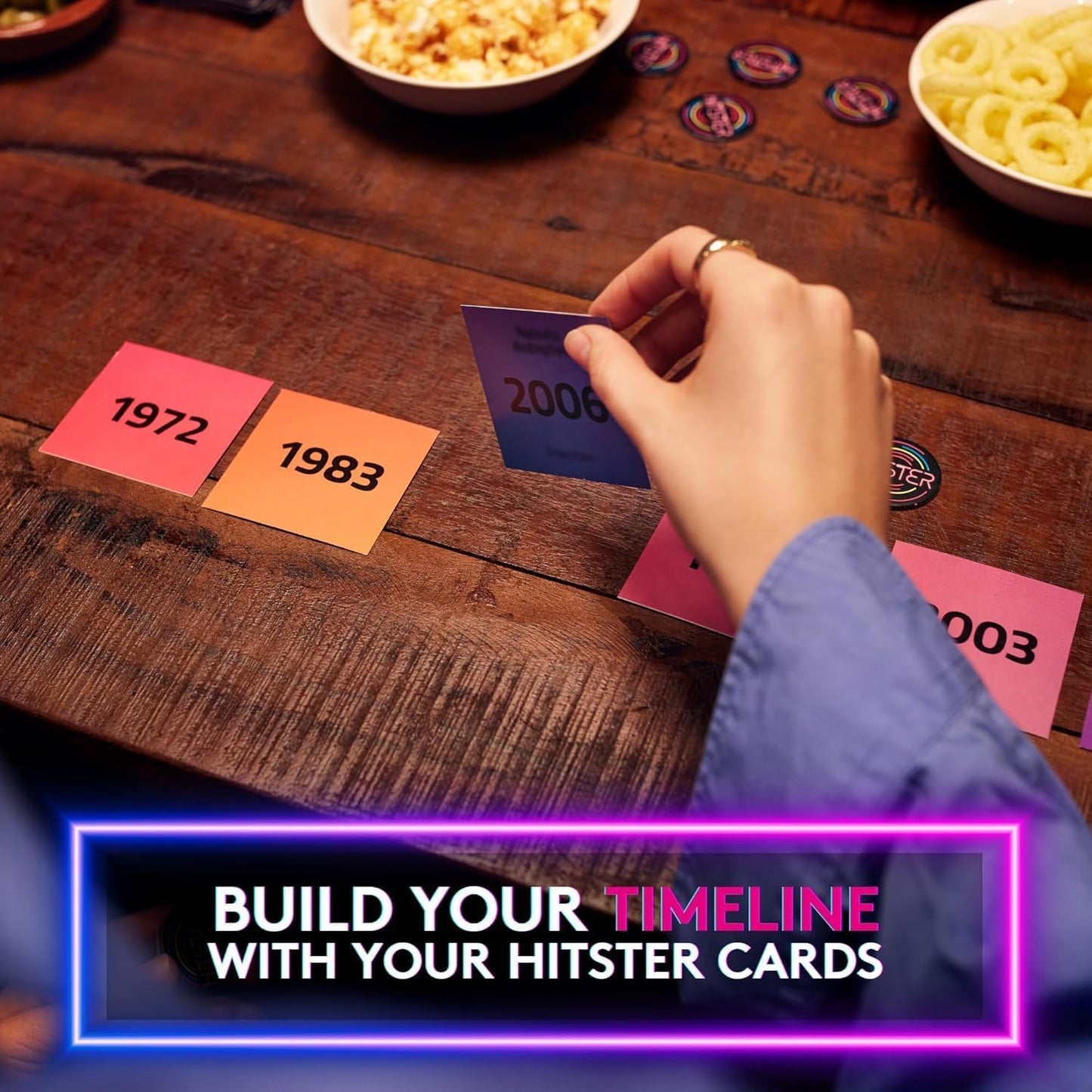 HITSTER - Rock - The Ultimate Music Trivia Party Game for Adults and Families - All-Time Playlist with The Greatest Hits - 2 to 10 Players Ages 16+