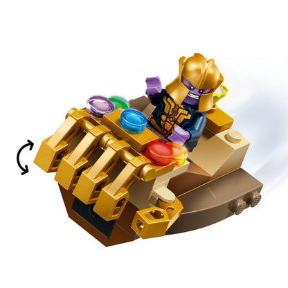 LEGO Marvel Captain America vs. Thanos Building Toy - Pretend Play Set for Boys & Girls, Ages 4+ - Kids Building Blocks W/ 2 Super Hero Toy Minifigures - Gift Idea for Birthdays - 76319