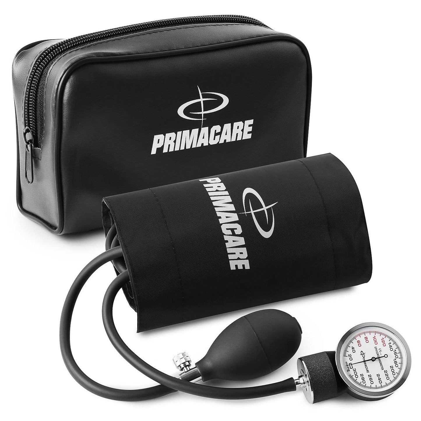 PrimaCare DS-9192 Classic Series Adult Size Professional Blood Pressure Kit with Aneroid Sphygmomanometer, Latex-Free, Inflation System 🍁 All In One Marketplace Canada