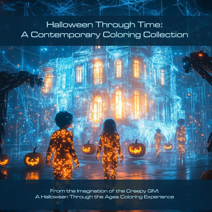 Halloween à travers les âges : Collection de coloriage contemporaine : Livre de coloriage premium pour adultes - Plus de 70 images retraçant l'évolution d'Halloween