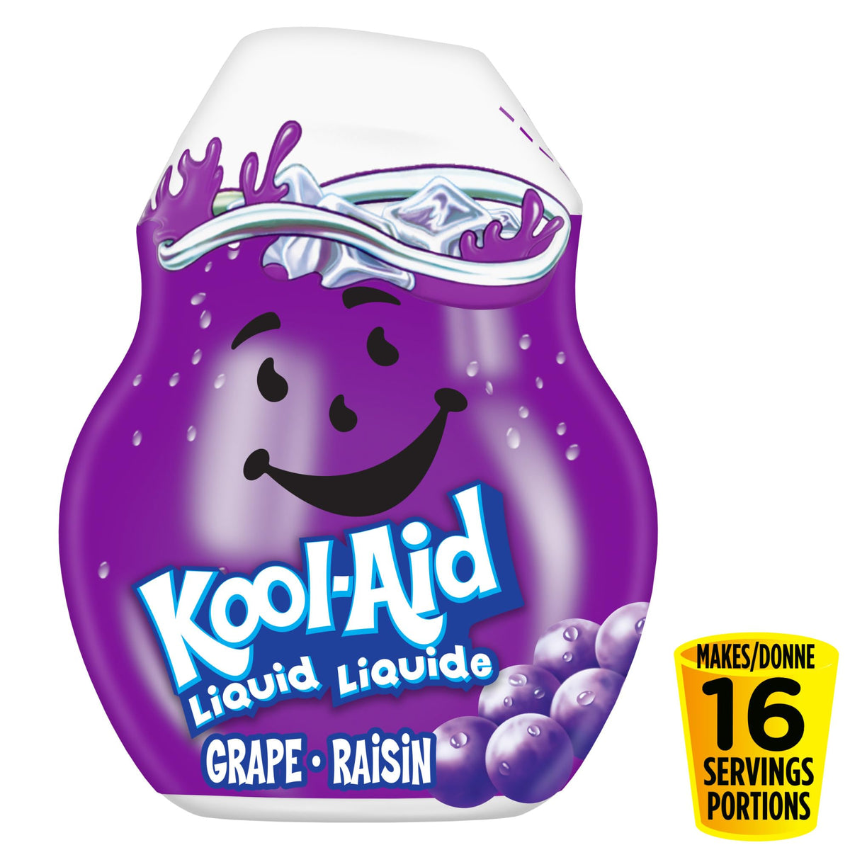 Kool-Aid Grape Liquid Drink Mix, 48 mL Bottle (Pack of 12)