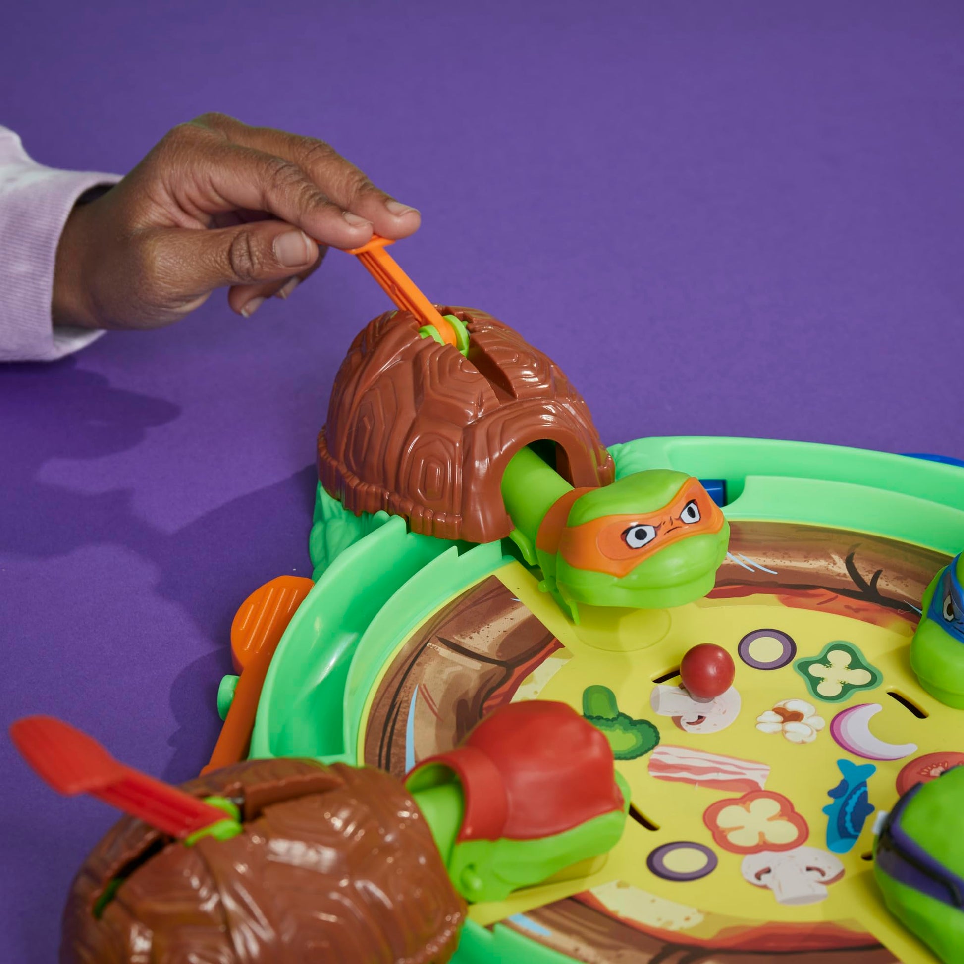 Hungry Hungry Hippos: Teenage Mutant Ninja Turtles Edition Game | Ages 4 and Up | 2 to 4 Players | Kids Board Games | Gifts for Preschoolers (Amazon Exclusive) Hasbro Gaming