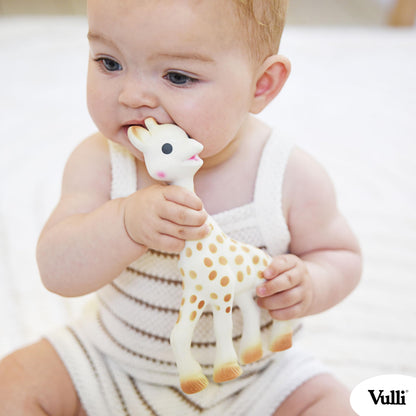 Sophie la Girafe - So Pure Box - Original Baby Teething Toy 100% Natural Rubber - BPA-Free, Non-Toxic, Vegan, Sensory Stimulating Teether for Newborns 0+ Months - 616331