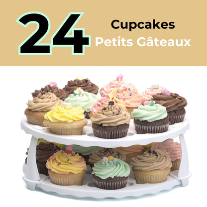 Starfrit Collapsible Cupcake & Cake Carrier, Holds 24 Cupcakes 🍁 All In One Marketplace Canada