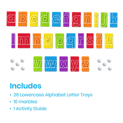 hand2mind MarbleTracers, Lowercase Letters
