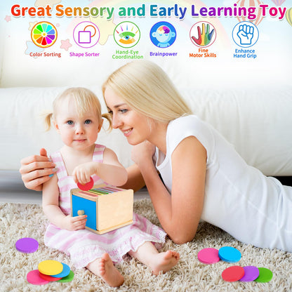 FCSONU Toddlers Montessori Coin Box Toys for 1 2 3 Year Old Boys Girls Baby 🍁 All In One Marketplace Canada