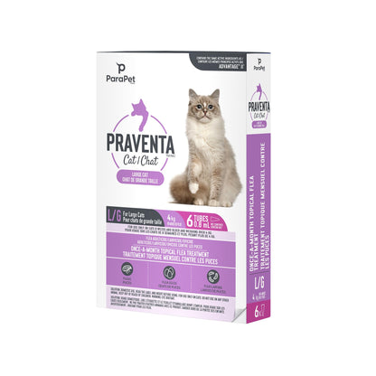 Parapet Praventa for Large Cats - 6 Tubes ParaPet