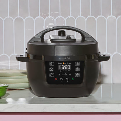 Instant Pot® RIO Mini 7-in-1 Multi-Cooker, PressureCooker, SlowCooker, RiceCooker, Steamer, Sauté, Yogurt Maker, & Warmer, Includes App With Over 2000 Recipes, 4QT, Black
