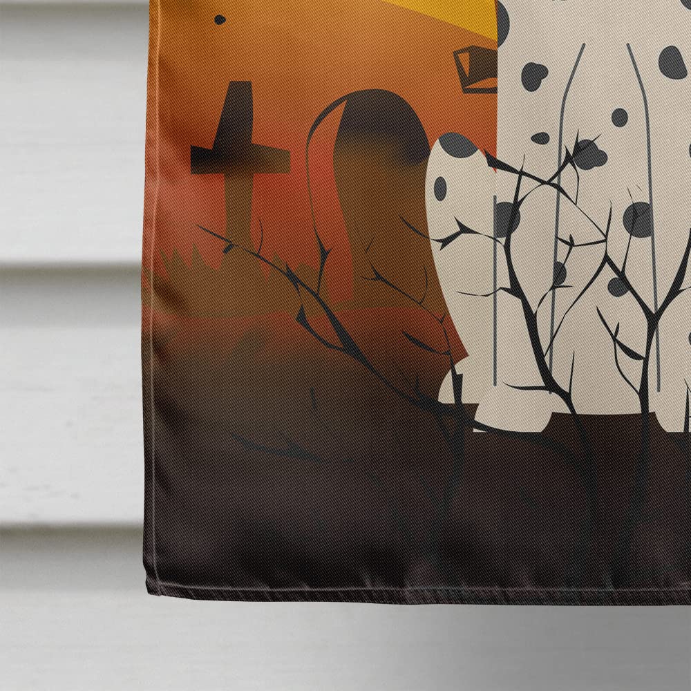 Drapeau de maison en toile Caroline's Treasures BB4363CHF Dalmatien d'Halloween, grand format, multicolore