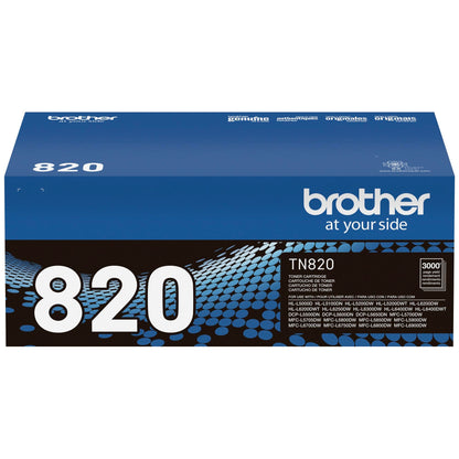 Brother Genuine Toner Cartridge, TN820, Replacement Black Toner, Page Yield Up To 3,000 Pages, Amazon Dash Replenishment Cartridge 🍁 All In One Marketplace Canada