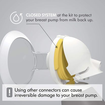 Medela PersonalFit Flex Replacement Connectors, 2 per Count, Compatible with Pump in Style MaxFlow, Swing Maxi and Freestyle Breast Pumps, Authentic Spare Parts 🍁 All In One Marketplace Canada