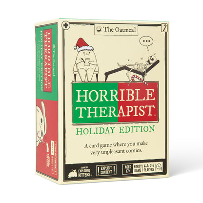 Exploding Kittens Horrible Therapist Holiday Edition, 3-8 Players, Ages 17+ 🍁 All In One Marketplace Canada