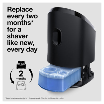 Braun Clean & Renew Cartridges, Beard Trimmer for Men Cleaning Cleaning Solution Refills, 6 Pack