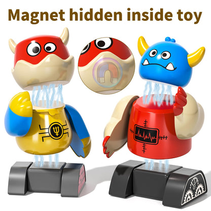 BLmukce Magnetic Robot Toy for Kids 3-5, 35 PCS STEM Educational Playset with Storage Box, DIY Stacking Monster Robots, Toddler Creative Building Toys Gift for Boys Girls (Christmas Birthday) 🍁 All In One Marketplace Canada