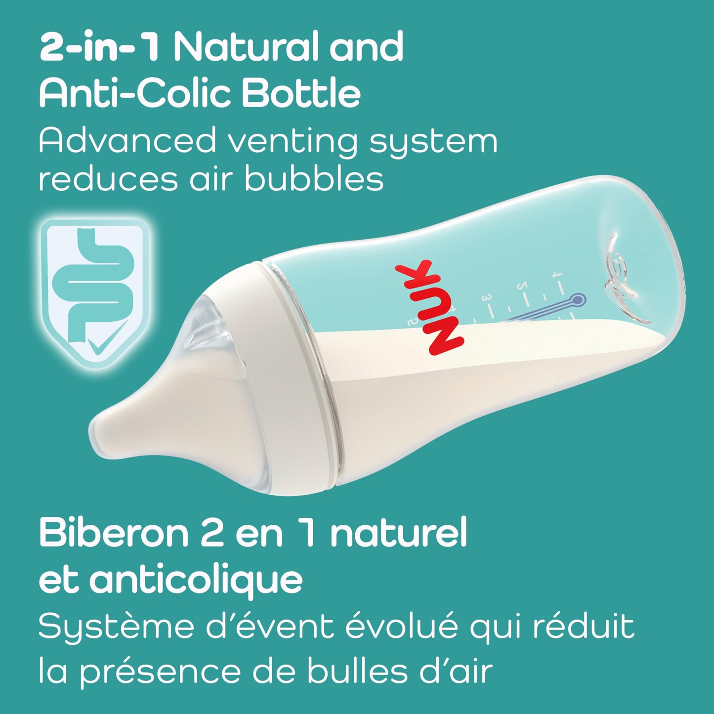 NUK Perfect Match Gift Set with 4 Baby Bottles, 2 Extra Nipples and 1 Pacifier 🍁 All In One Marketplace Canada