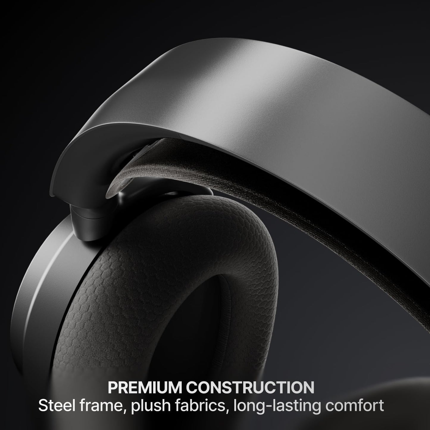 SteelSeries Arctis Nova 7 Wireless Gen 2 Gaming Headset - Real-Time App Control, 50+ HR Play, Neodymium Drivers, Mix 2.4GHz/Bluetooth, PC, PS5, PS4, Switch 1/2, Mobile - Black