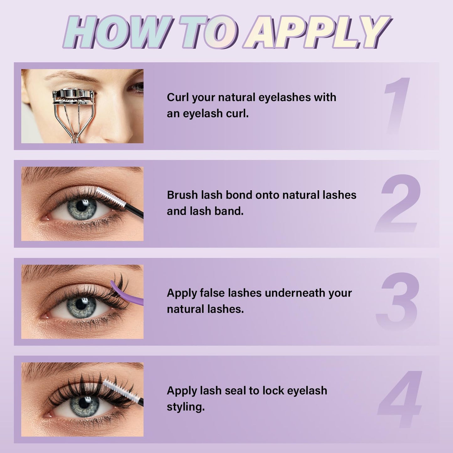 B&Q Fairy Lash Clusters Invisible Band 144PCS, Wispy Eyelash Clusters Manga False Eyelashes, C Curl Lash Cluster Natural Wet-Look Individual Lashes, Anime Cluster Eyelash Extensions with Spikes(Fairy) - Available at All In One Marketplace Canada
